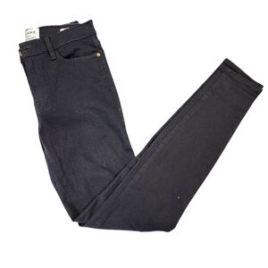 FRAME Le High Skinny Jeans Film Noir Black Size 25 (28.25" Inseam)